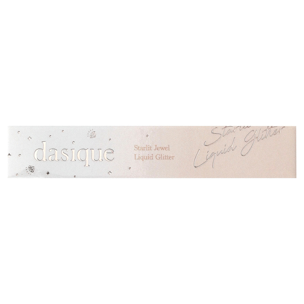 Dasique, Starlite Jewell, жидкие блестки, оттенок 01, морозное золото, 1,8 г (0,06 унции)