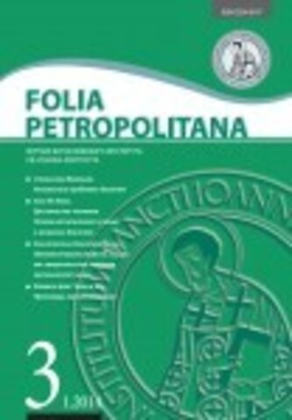 Folia Petropolitana, 2014/1