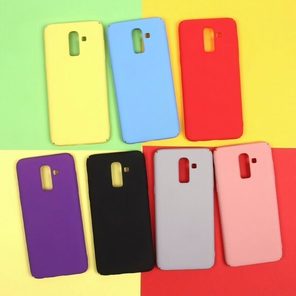 Панель матовая Soft Touch для Samsung Galaxy J8 (2018), 010659 Черный