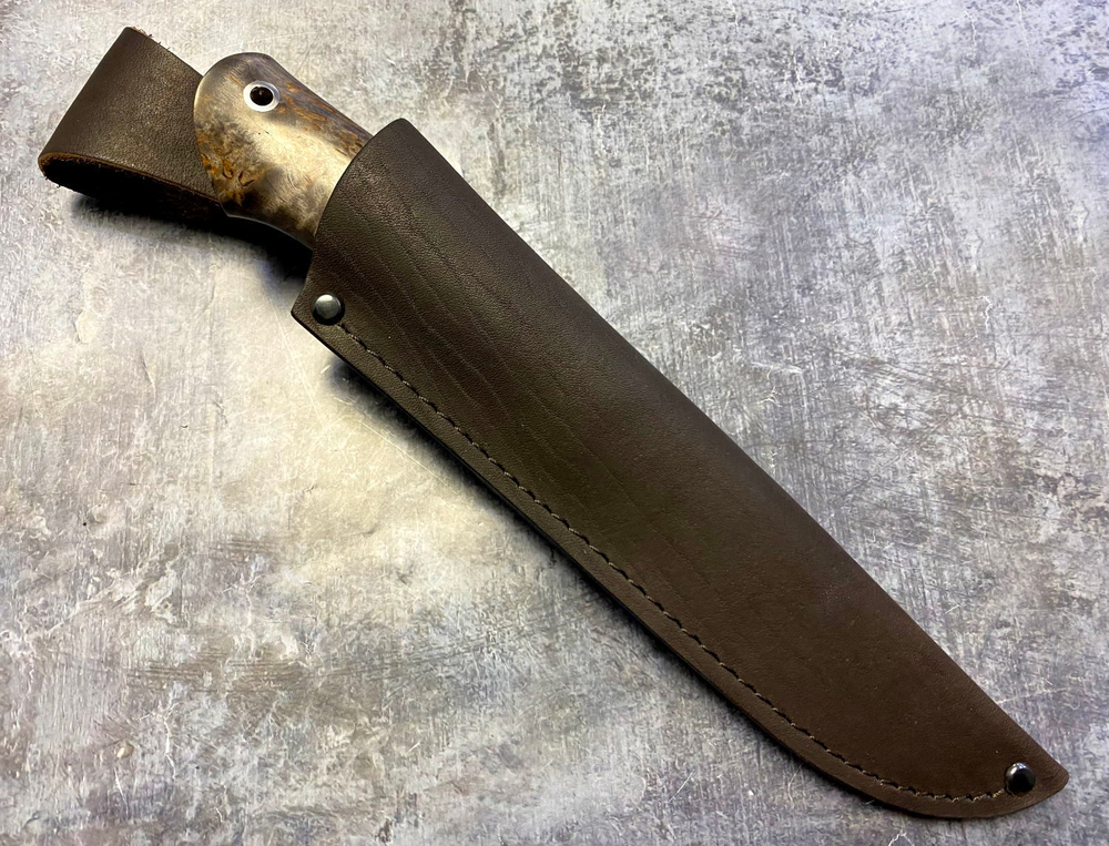 Нож Варан-1, Bohler N690, карельская береза