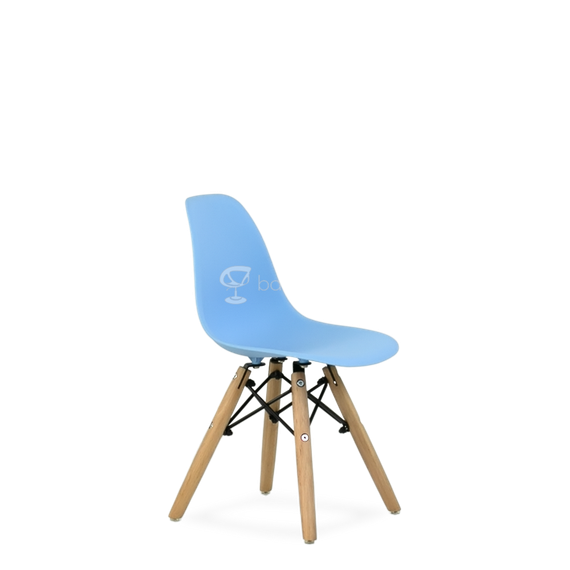 Стул детский Barneo N-1 Eames Style голубой