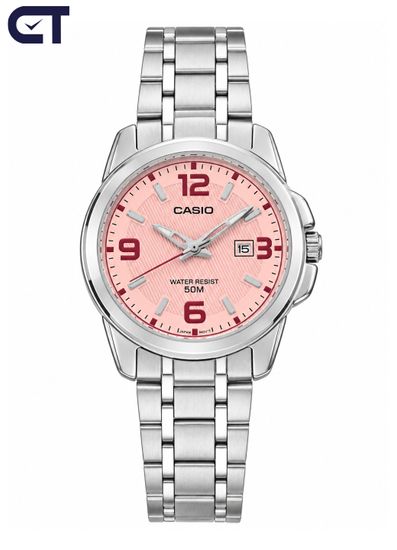 CASIO LTP-1314D-5A CASIO Collection женские наручные часы — элегантный стальной браслет, водостойкость 50 м и мягкая классика