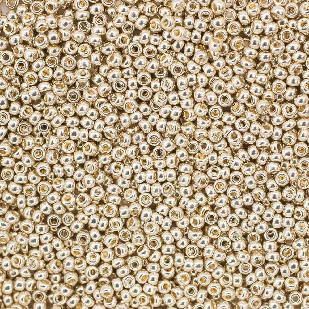 Бисер Preciosa Solgel metallic 10/0 (2.3 мм), 100 г (5х20 г), цв. 18303