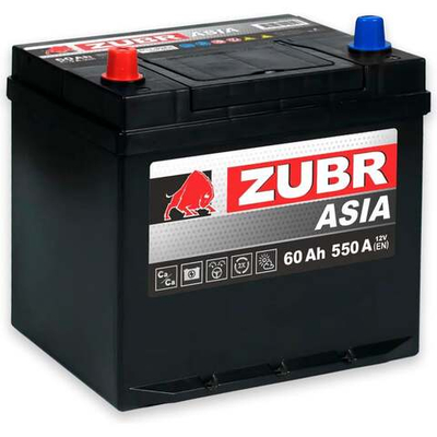 ZUBR Ultra Asia 60Ah L+ (нижний борт)