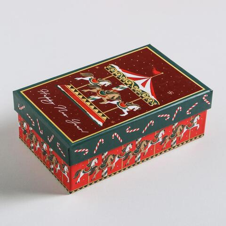 Подарочная коробка «Новогодние истории», 15х9.5х5.5 см