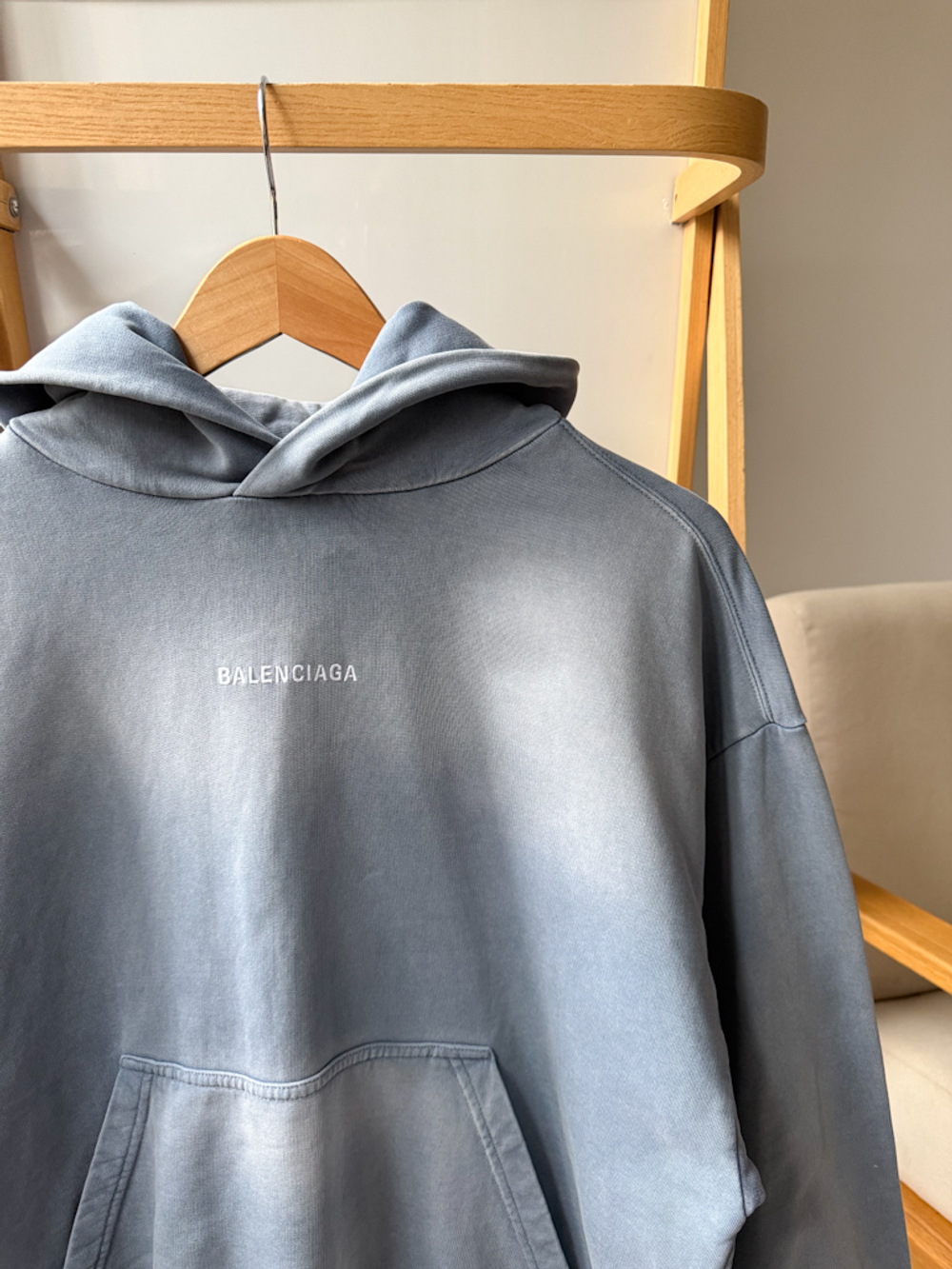 Хлопковое худи Balenciaga, XXS