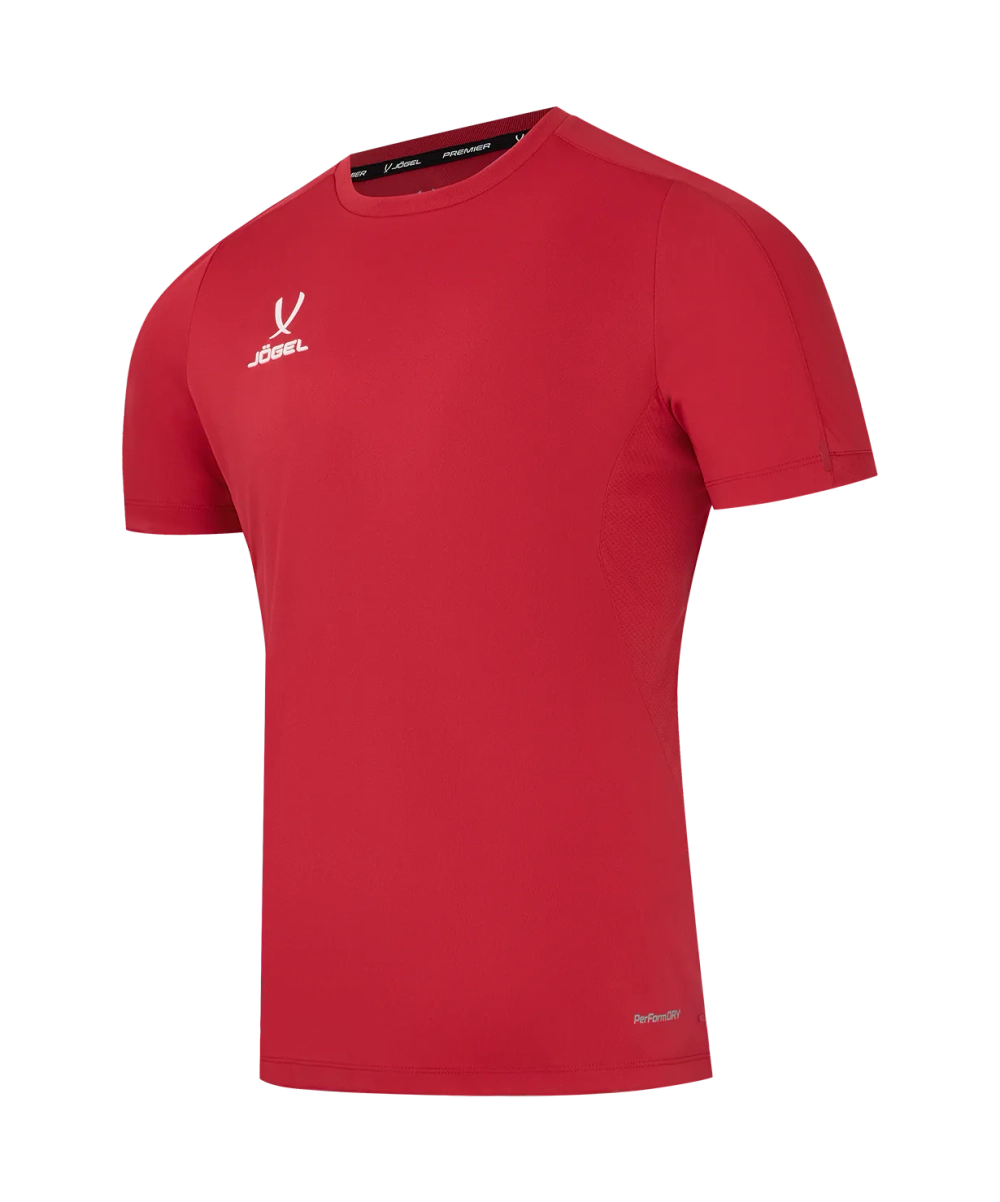 Футболка тренировочная JÖGEL PREMIER PerFormDRY Training Poly Tee, красный