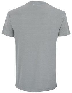 Футболка для мальчика теннисная Tecnifibre Team Tech Tee - silver