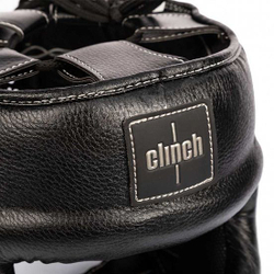 Шлем для единоборств с бампером Clinch Face Guard черно-бронзовый C149