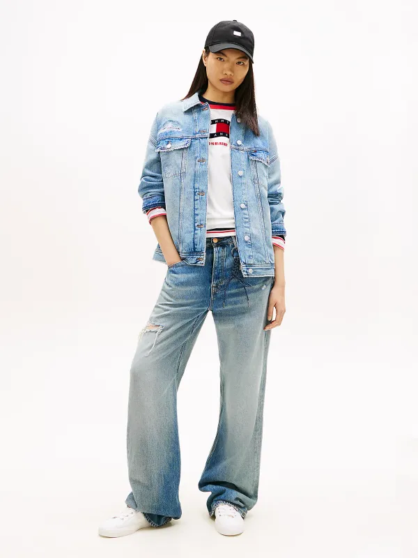 Куртка джинсовая женская TOMMY JEANS OVSZ TRUCKER JACKET