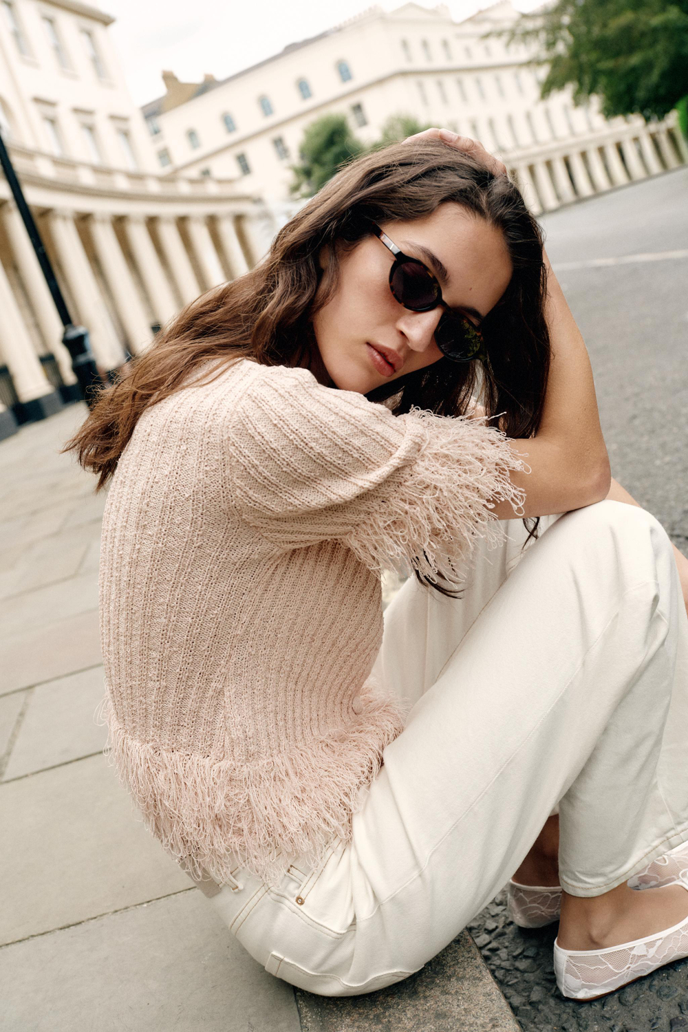 КАРДИГАН С БАХРОМОЙ — ZARA