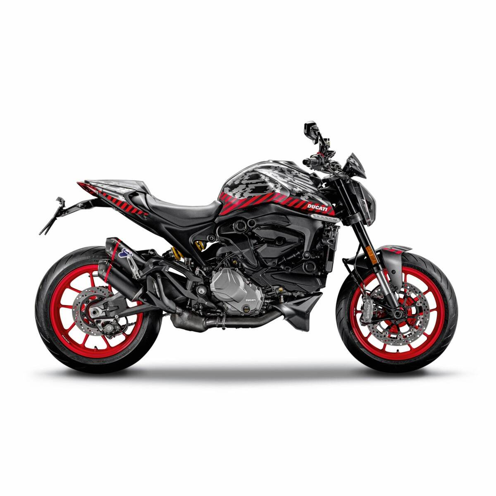97181021AA DUCATI MONSTER PIXEL CUSTOMISED FAIRINGS (M 937)