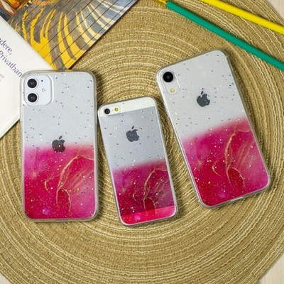 Силиконовый чехол Акварель для iPhone 12 Mini, 011857