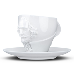 Чайная пара 260мл Talent William Shakespeare белая
