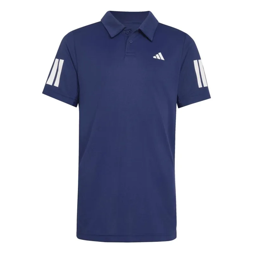 Детская теннисная футболка Adidas Club Tennis 3 Stripes - dark blue