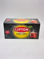 Чай черный Lipton Earl Grey со вкусом бергамота, 25 пакетиков, 50 г (Турция)