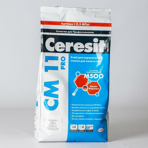 Клей для плитки Ceresit CM 11 PRO (C1/С1T) 5 кг