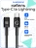 Кабель Type-C to Lightning Gurdini Braided Data Cable 9V/3A 30W 1m черный