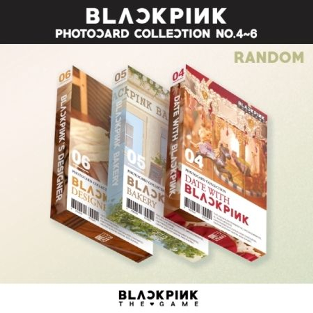 Альбом BLACKPINK - THE GAME Photocard Collection 6 Version (1-6) SET