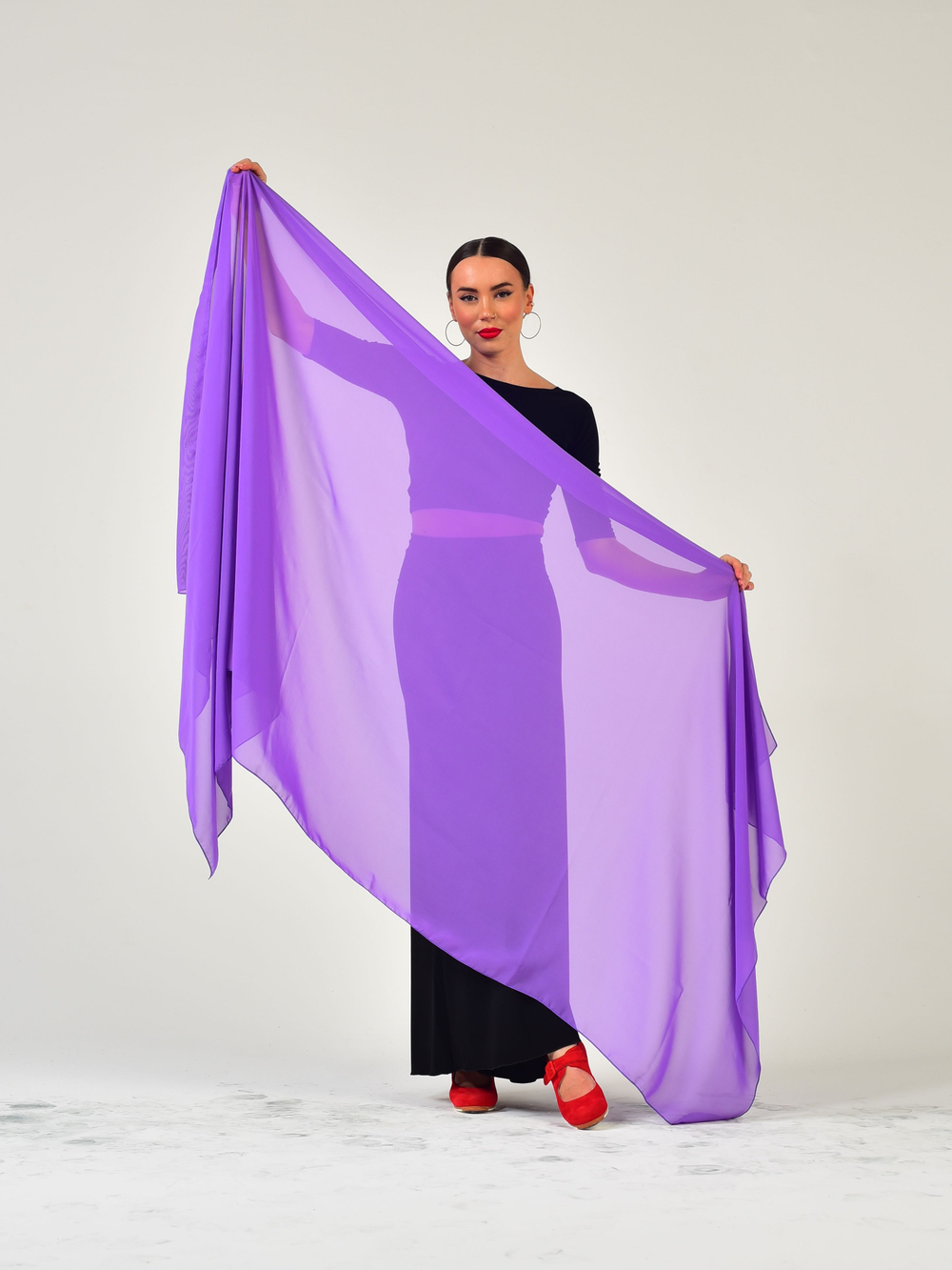Шаль для восточных танцев Dance Every Wear SM7907 253, фиолетовый
