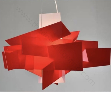 Pendant design lamp Big Bang by Foscarini (Red)