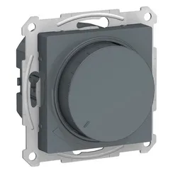 Светорегулятор поворотно-нажимной, 630 Вт Systeme Electric AtlasDesign Грифель ATN000736