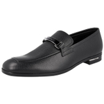 PRADA Saffiano Leather Casual Leather Shoes Men"s Black