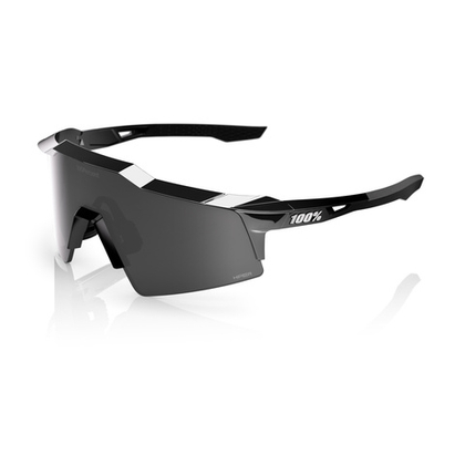 Спортивные очки с диоптриями 100% SPEEDCRAFT SL Soto 1 Polished Black Chrome - HiPER Mercury Mirror Lens