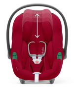 Коляска Cybex Balios S Lux BLK complete Aton B2 Dynamic Red Base One 4 в 1 Moon Black с дождевиками