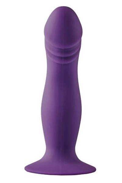Фиолетовый фаллоимитатор Pleasure Dildo - 14,6 см. (Цвет: фиолетовый)