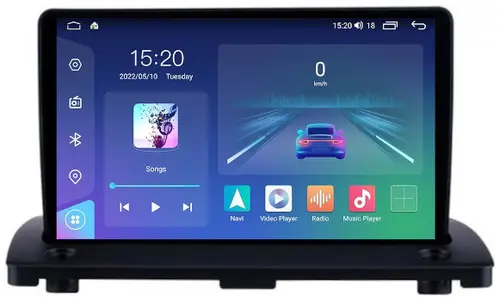 Магнитола для Volvo XC90 2006-2014 - Parafar PF190LUX2U2K на Android 13, Быстрая, QLED+2K, CarPlay, 4G SIM-слот