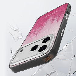 Чехол с MagSafe и рисунком красного цвета для iPhone 17 Pro, от Dux Ducis серия Moro Series Magnetic