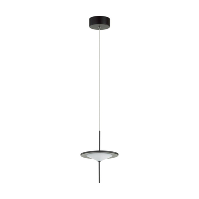 5012/10L L-VISION ODL23 389 черный/белый матовый металл/акрил Подвес LED 10W 3000K STEKA