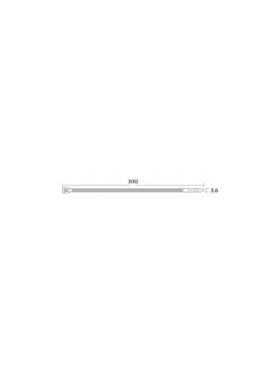 Нейлоновая кабельная стяжка PROCONNECT 300x3,6мм, белая 100 шт/уп 57-0300