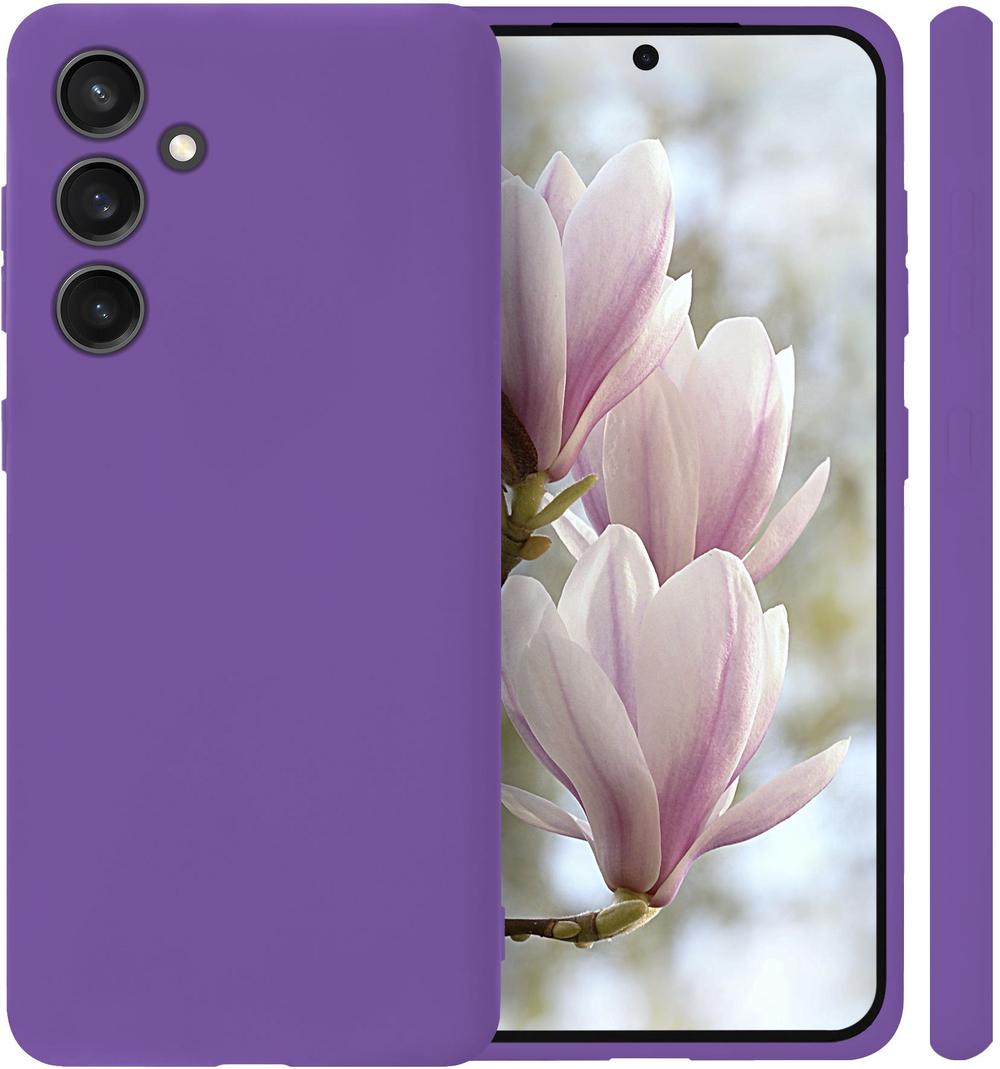 Мягкий Soft Touch чехол из силикона для SAMSUNG GALAXY S23 FE с бархатной подкладкой