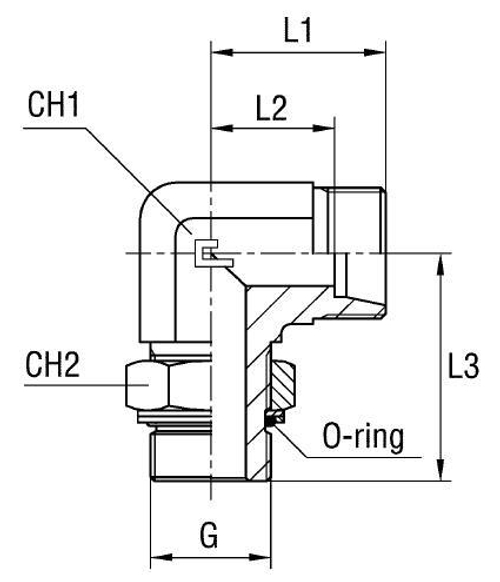 Штуцер FRG90 DS30 BSP 1.1/4 (корпус)
