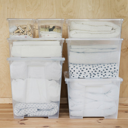 IKEA SAMLA  (ИКЕА САМЛА)  -  Контейнер - прозрачный 39x28x14 см/11 л