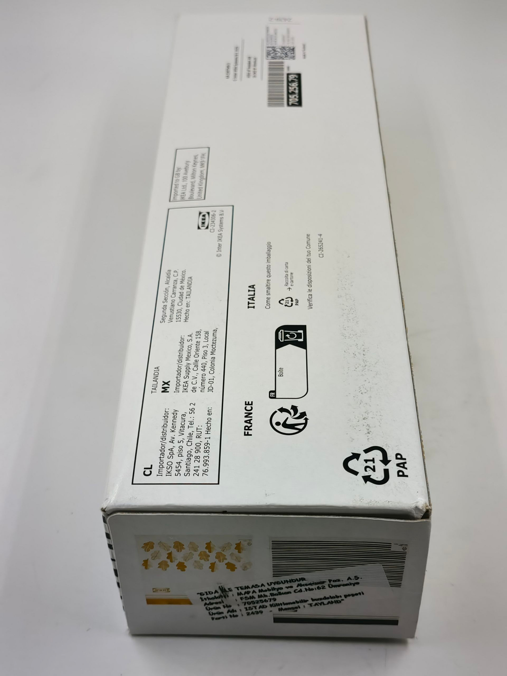 IKEA Зип-пакеты ISTAD для пищевых продуктов прозрачные с черной/желтой полосой, 2.5 л и 1,2 л , 50 шт. (Тайланд)