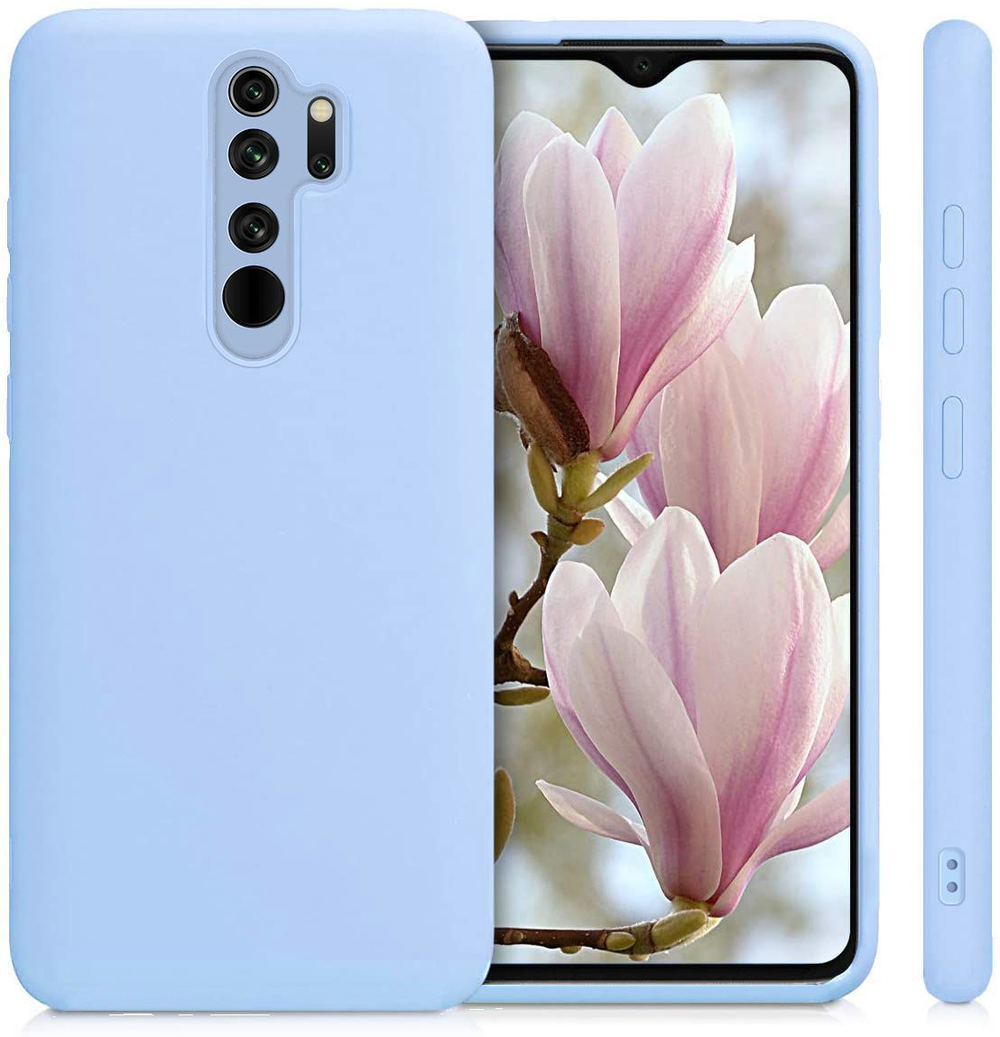 Мягкий Soft Touch чехол из силикона для XIAOMI REDMI NOTE 8 PRO с бархатной подкладкой