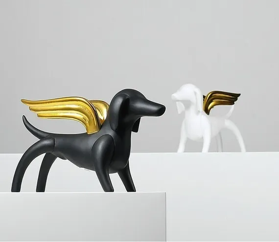 Статуэтка Angel dog white