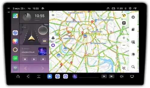 Магнитола для Mazda CX-9 2007-2015 - Kuberg OL-1582 QLed+2K, Android 13, Быстрейшая, CarPlay, 4G SIM-слот