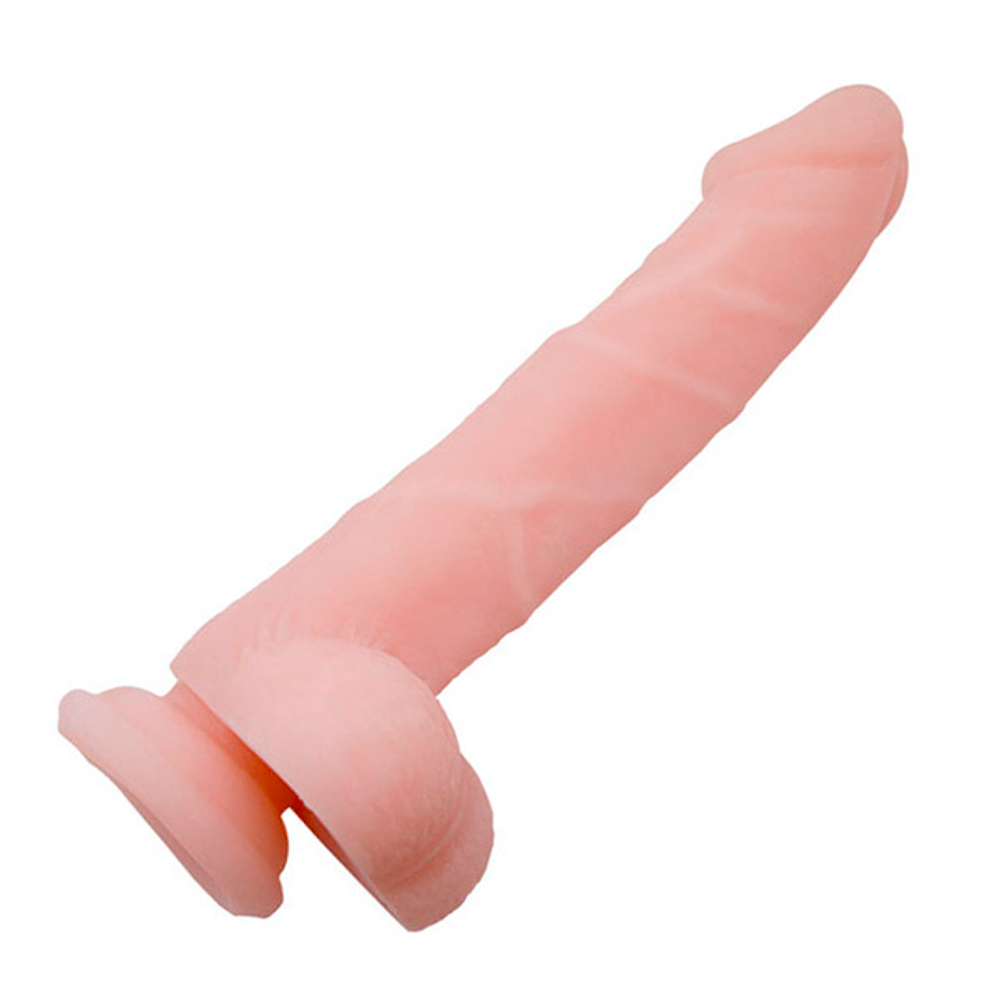 Телесный фаллоимитатор 22см с присоской Baile Super Dildo BW-008091N