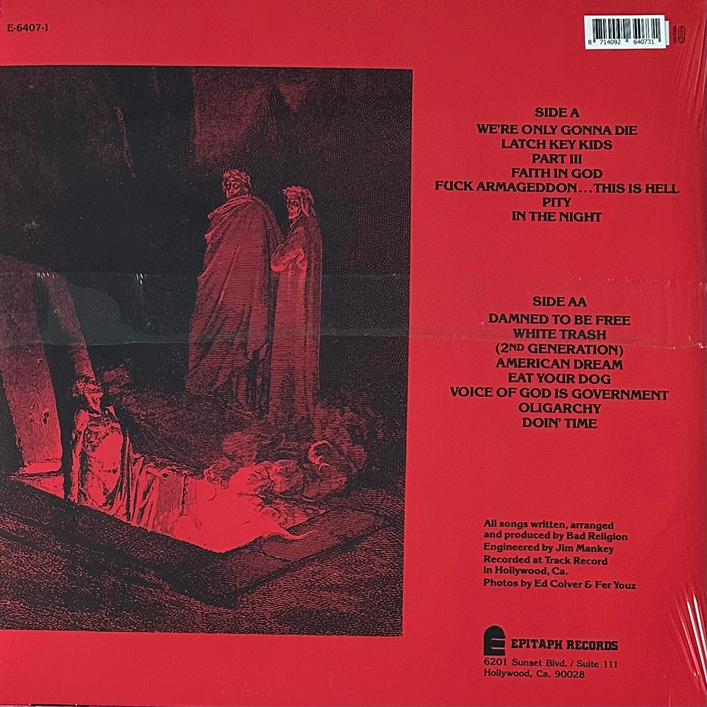 Bad Religion ‎– How Could Hell Be Any Worse? (Европа 2021г.)
