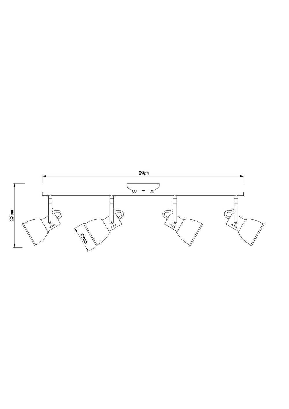 Светильник потолочный Arte Lamp Jovi A1677PL-4WH