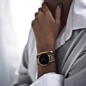 Наручные часы с браслетом Daniel Wellington (часы DW00100303 + браслет DW00400003)