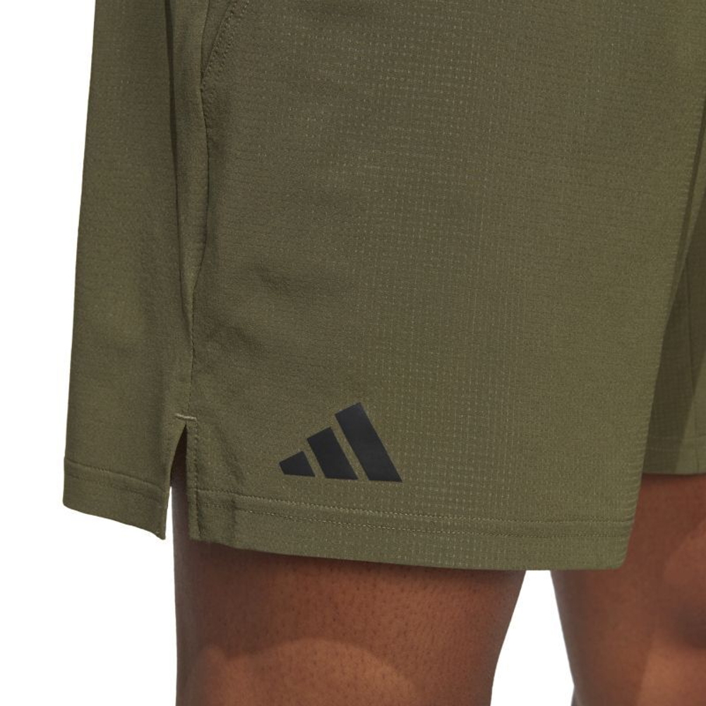 Мужские теннисные шорты Adidas Ergo Short 9" - olive strata/wonder taupe