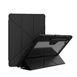 Чехол книжка от Nillkin для планшета Samsung Galaxy Tab S10 FE+, серия Bumper Pro Case-Multi Angle Folding Style, многофункциональный складной