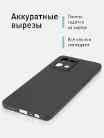 Чехол ROSCO для Oppo Reno7 оптом (арт. OPPO-R7-COLOURFUL-BLACK)