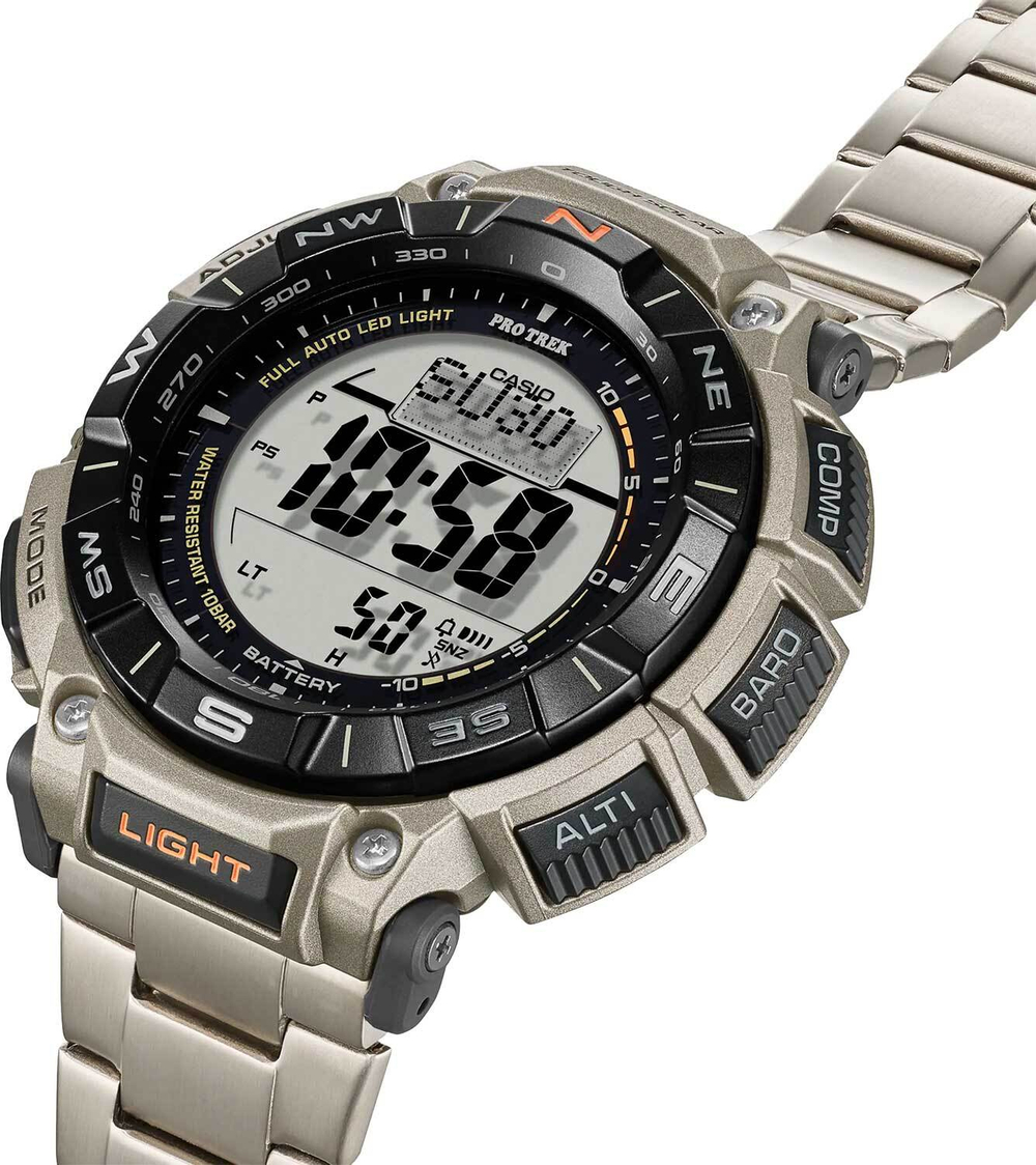 Наручные часы CASIO ProTrek PRG-340T-7 с титановым браслетом