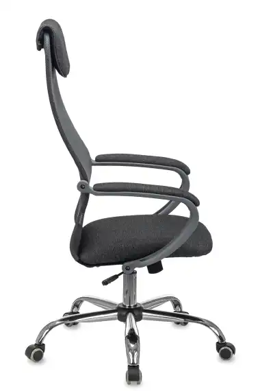 Кресло эргономичное Бюрократ CH-G601SL серый TW-04 3C1 сетка/ткань крестов. металл хром пластик серый